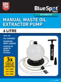 Blue Spot Tools 6L Manual Waste Oil Extractor Fluid Pump