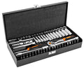NEO TOOLS Set of socket spanners 1/4", 63 pieces, CrV — 10-008