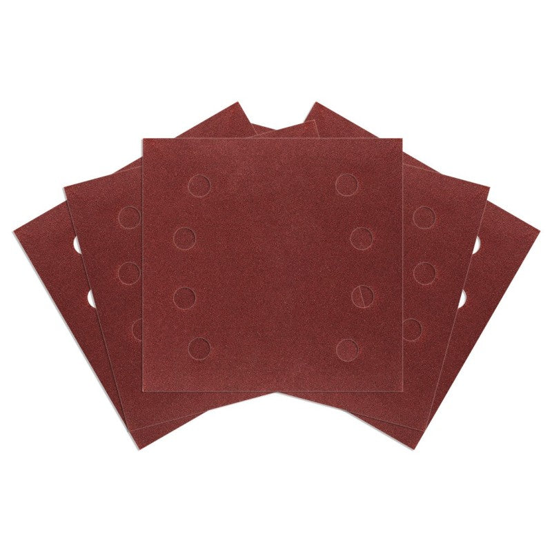 NEO TOOLS Sanding paper, velcro 113 x 113 mm, P120, 5 pcs. with 8 holes — 54-054