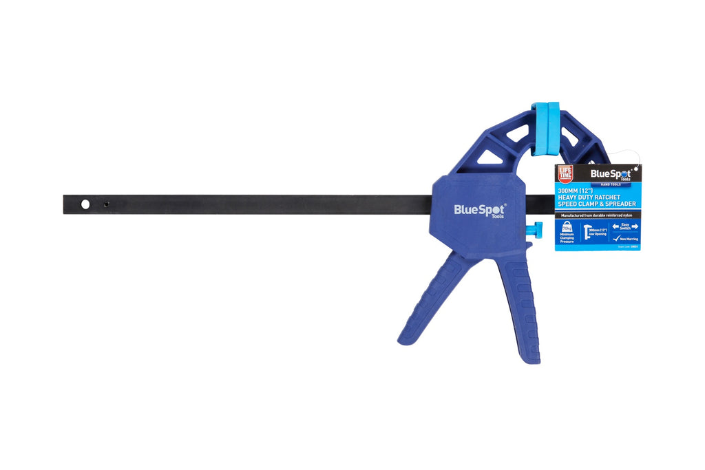 Blue Spot Tools 300mm (12") Heavy Duty Ratchet Speed Clamp & Spreader