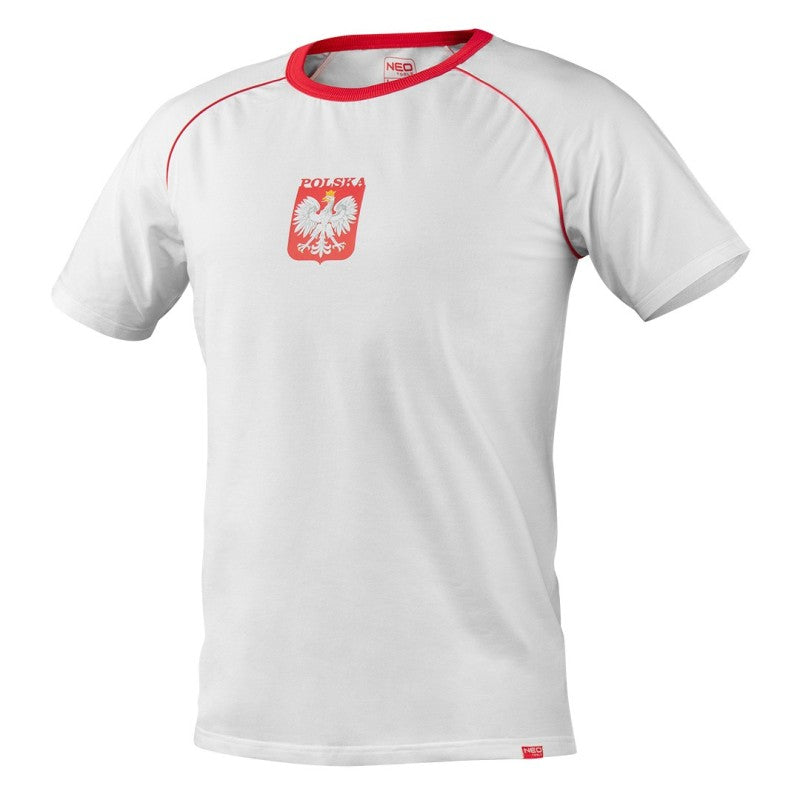 NEO TOOLS Poland supporter T-shirt, size XXXL — 81-607-XXXL