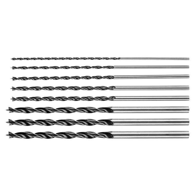 GRAPHITE Wood drill set: 4, 5, 6, 7, 8, 10, 12 x 300 mm, 7 pcs — 54T573