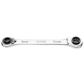 NEO TOOLS Spanner with ratchet 4 in 1, 8 x 9 mm +10 x 11 mm — 09-792