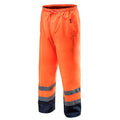 NEO TOOLS Safety trousers, waterproof, orange, size S — 81-771-S