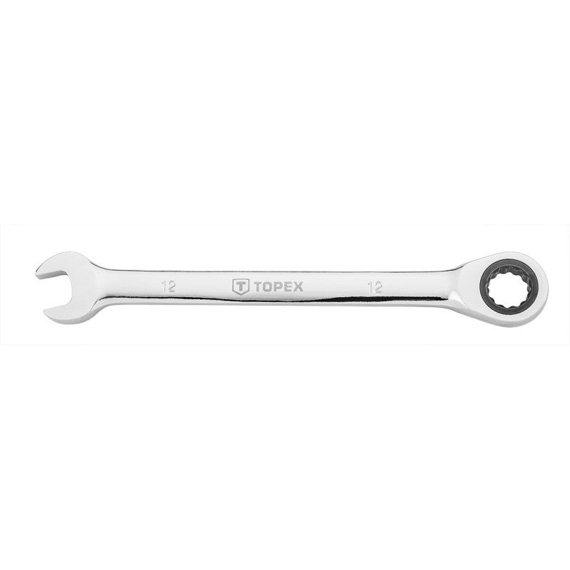 TOPEX Combination spanner with ratchet 12 mm — 35D747