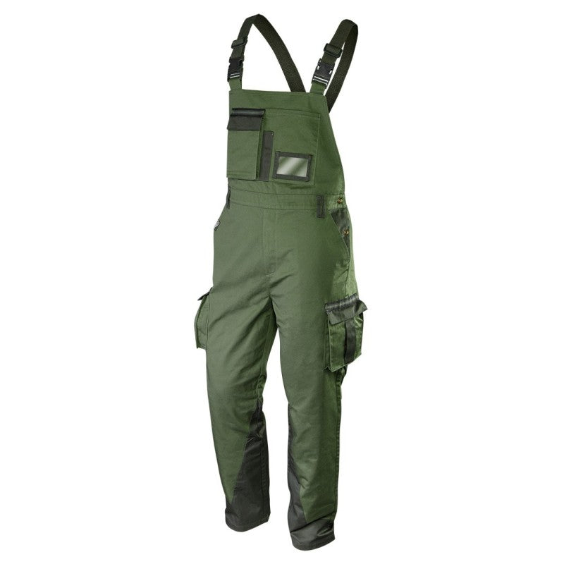 NEO TOOLS Work dungarees CAMO olive, size XXL — 81-242-XXL