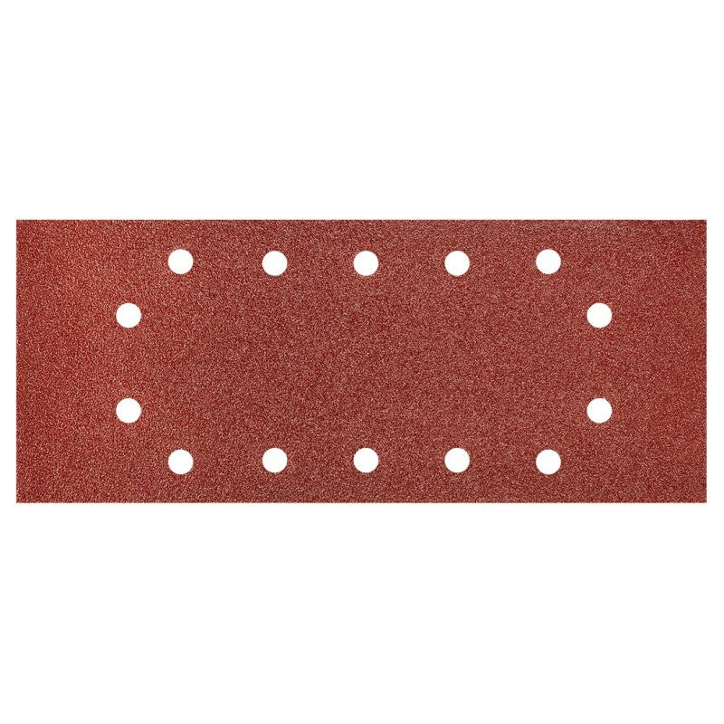 GRAPHITE Sanding paper 115 x 280 mm, K60, 5 pcs., with holes — 55H729