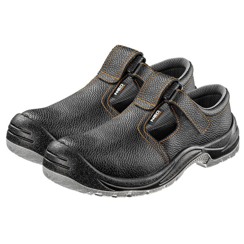 NEO TOOLS Work sandals S1 SRC, leather, size 39 — 82-070-39