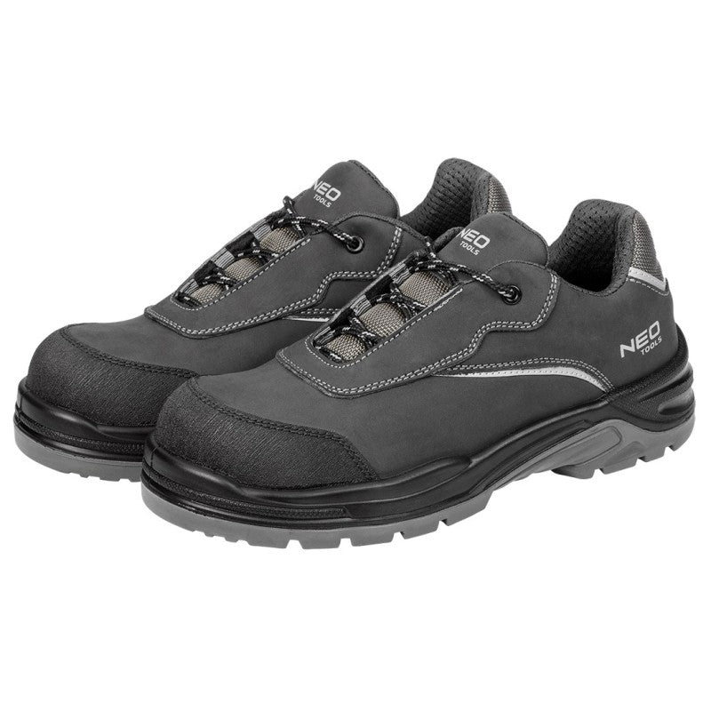 NEO TOOLS Work shoes S3L SR FO, nubuck, size 45, CE — 82-150-45
