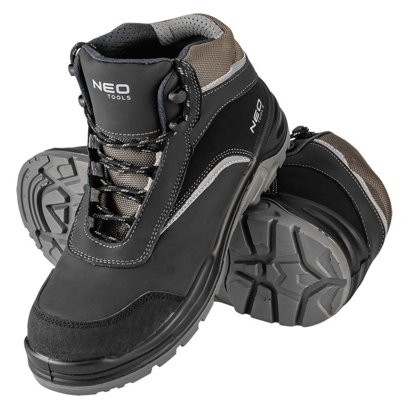 NEO TOOLS Working boots S3L SR FO, nubuck, size 39 — 82-151-39