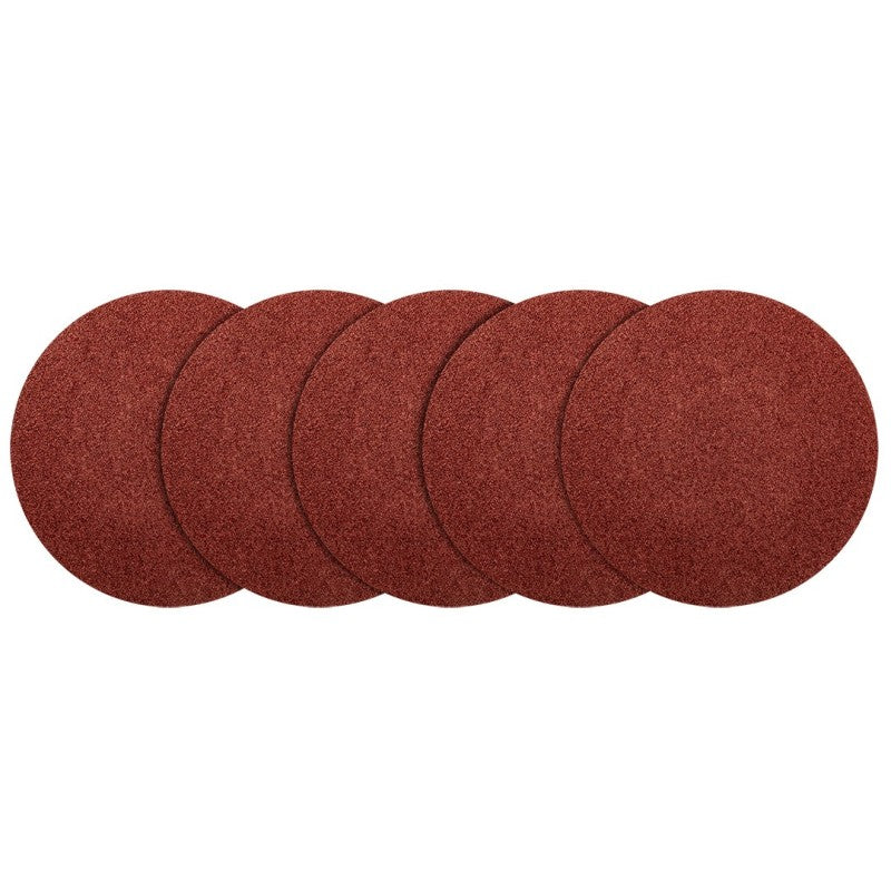 GRAPHITE Velcro-backed sanding discs 125 mm, P220, 5 pcs, without holes — 58T187