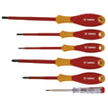 TOPEX Screwdriver 1000V set 5 pcs + voltage tester 125-250V — 39D150