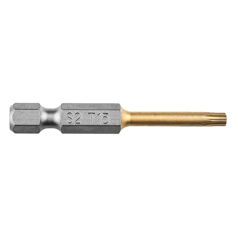 GRAPHITE Scredriver bit TX15, 50mm, 1/4" — 57H985