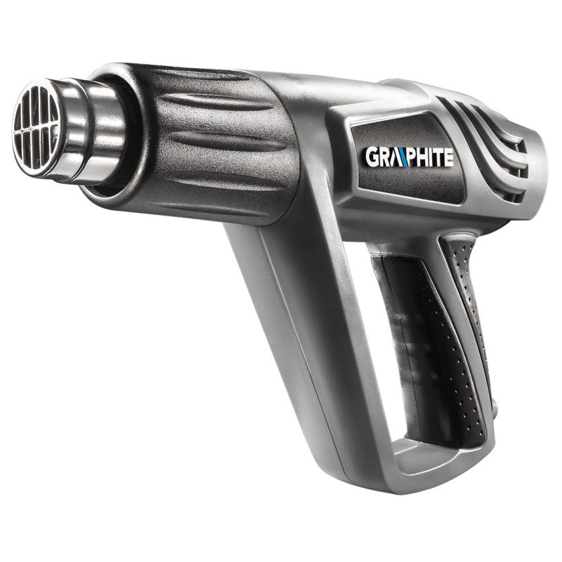 GRAPHITE Heat gun 2000W, temperature range: I: 25°C, II: 80-600°C, III: 80-600°C, air flow I: 350, II: 350, III: 550 l/min, in…