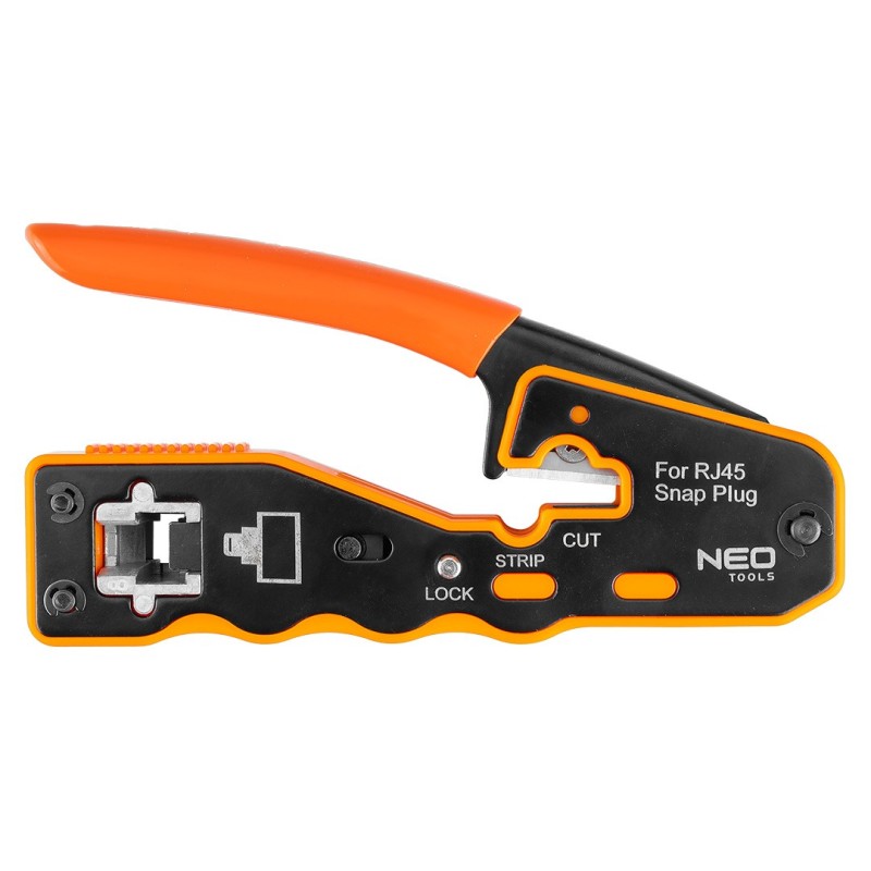 NEO TOOLS Crimping pliers for RJ45 through connectors — 01-564