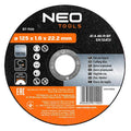 NEO TOOLS Metal cutting disc 125 x 1.6 x 22 mm, 41 A 46-R-BF — 57-700