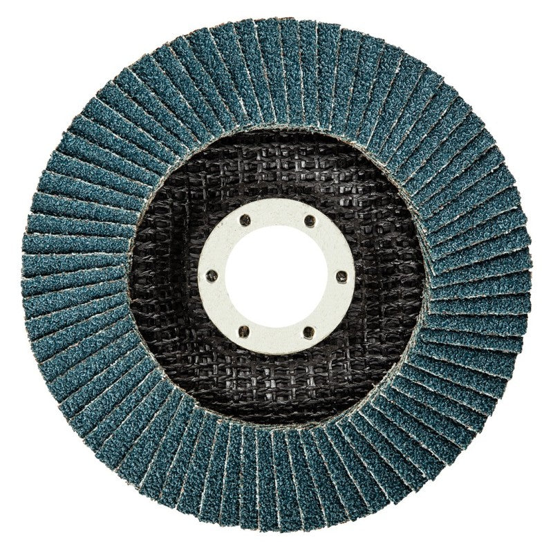 NEO TOOLS Flap wheel 115 x 22.2 mm, K40, zirconia — 57-835