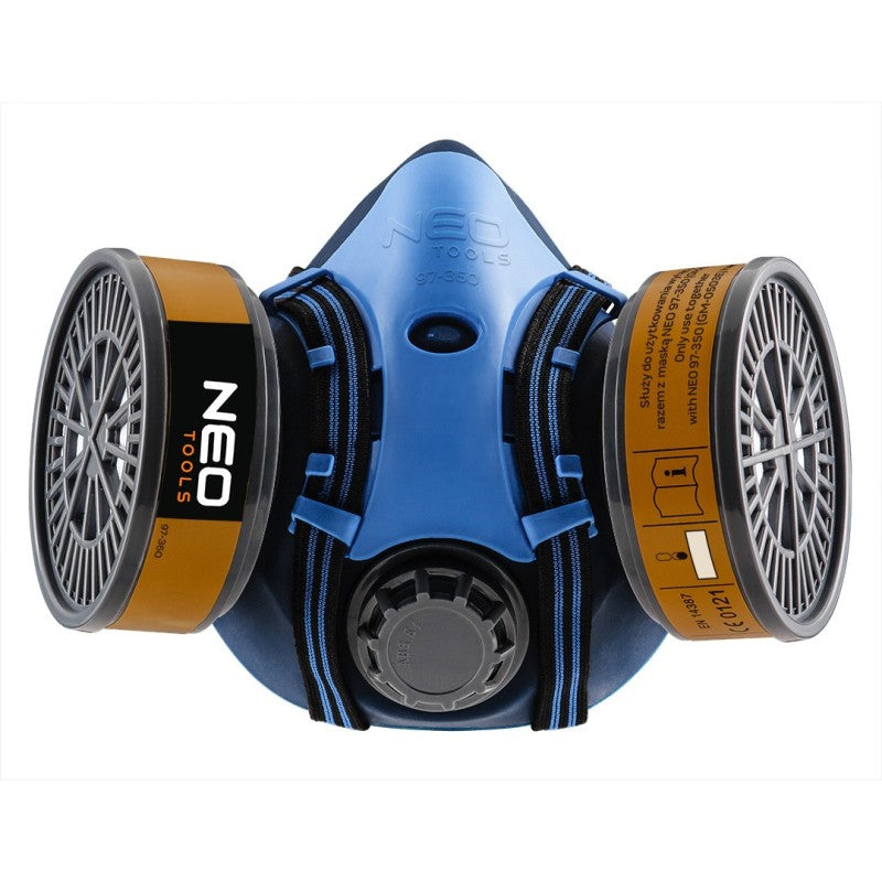 NEO TOOLS Silicone half mask + 2x A1 R absorber — 97-352