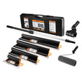 NEO TOOLS Plastering spatula set, telescopic stick, adapter, smoothing roller, packed in case — 50-510