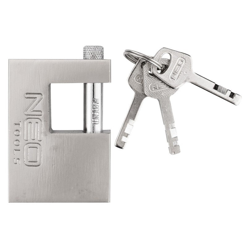 NEO TOOLS Padlock 70 mm, 3 keys — 85-062