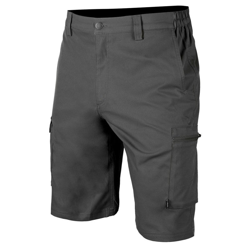 NEO TOOLS Mix&Match 2way stretch short shorts, graphite, size S — 81-299-2-S