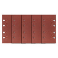 NEO TOOLS Velcro-backed sanding paper 93 x 185 mm, P100, 5 pcs, with 8 holes — 55-739