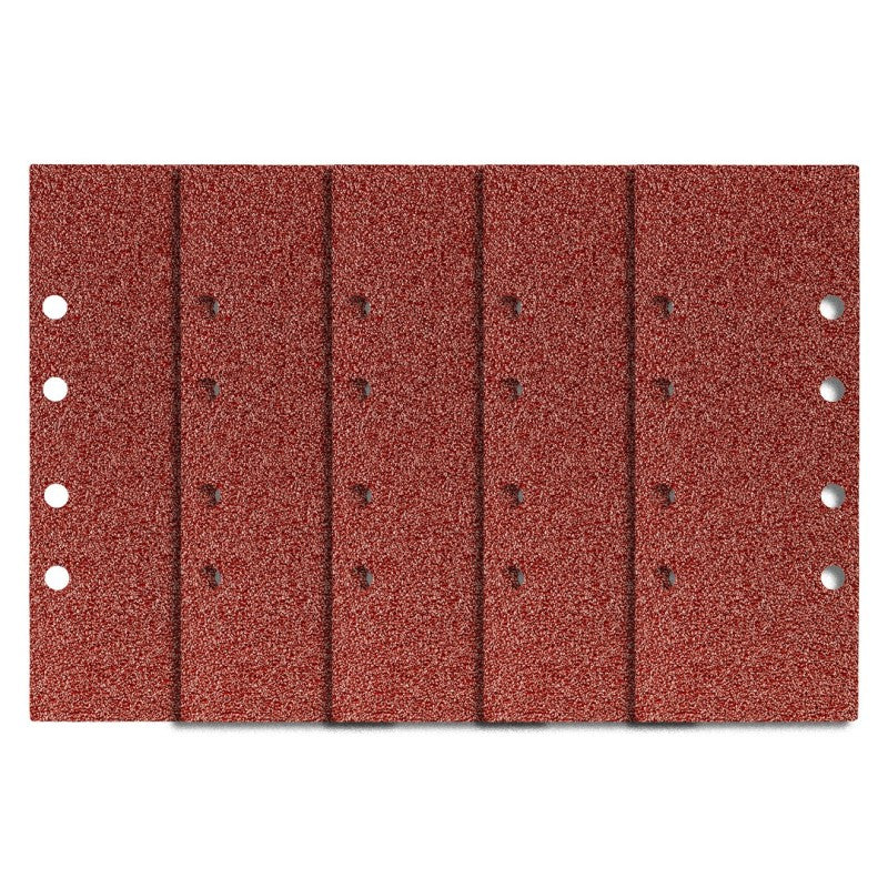 NEO TOOLS Sanding paper 93 x 230 mm, P80, 5 pcs, with 8 holes — 55-749