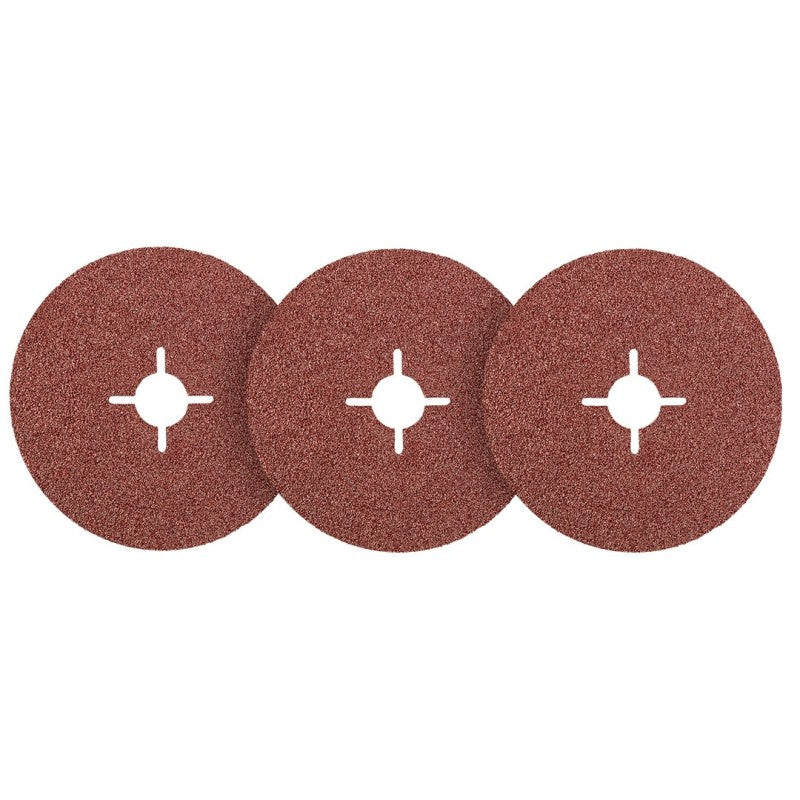 NEO TOOLS Fibre sanding discs 125, K100, 3 pcs. — 55-858
