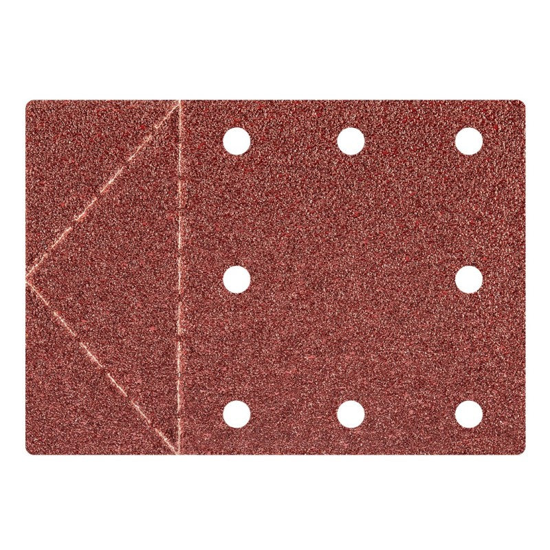 NEO TOOLS Sanding paper 115 x 160 mm, with 8 holes, tear-off perforation, velcro, P40, 3 pcs. — 55-812