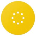 NEO TOOLS Velcro-backed sanding discs 225 mm, P120, 5 pcs, with 8 holes — 57-832
