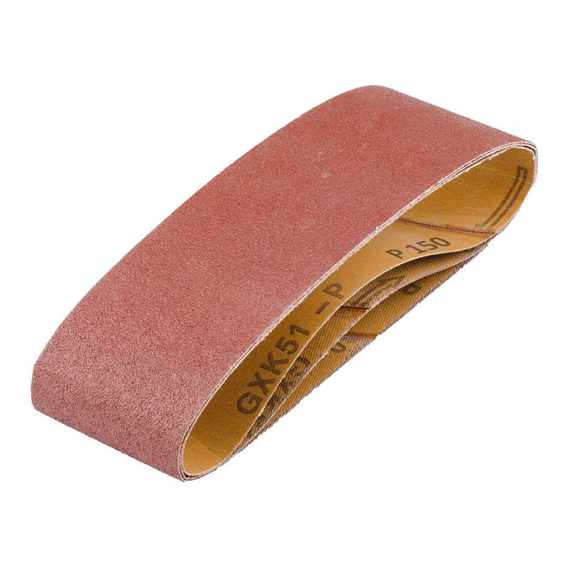 GRAPHITE Sanding belts 75 x 533 mm, P150, 3 pcs — 58T371