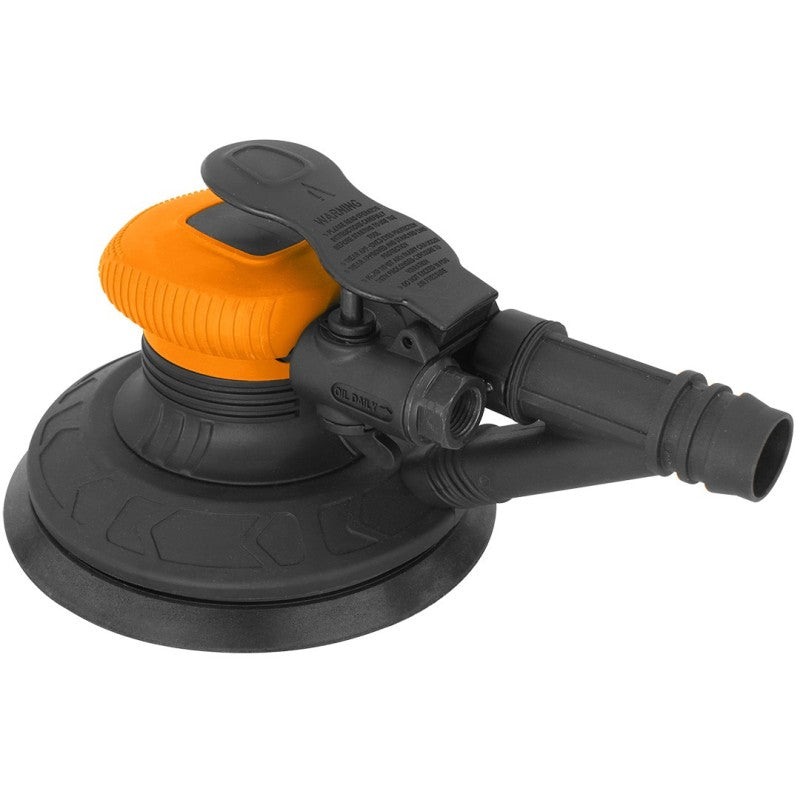 NEO TOOLS Compressed air eccentric sander 150 mm, vacuum dust extraction — 14-039