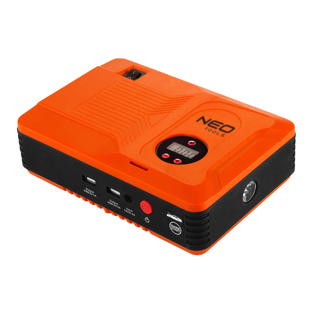 NEO TOOLS Jumpstarter, power bank - 14Ah, compresor 3.5 BAR, flashlight — 11-997
