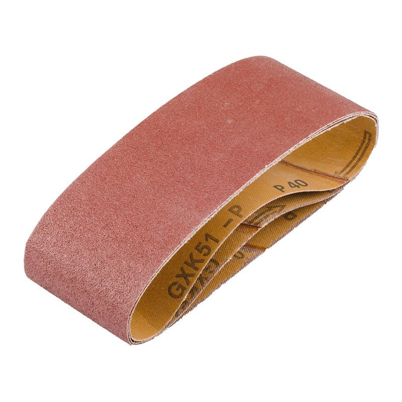 GRAPHITE Sanding belts 75 x 457 mm, P40, 3 pcs — 58T360