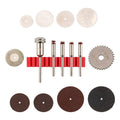GRAPHITE Accessory set for mini grinder, 15 pcs. — 56T655