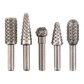 GRAPHITE Arbor rasp set, 5 pcs. — 56T659