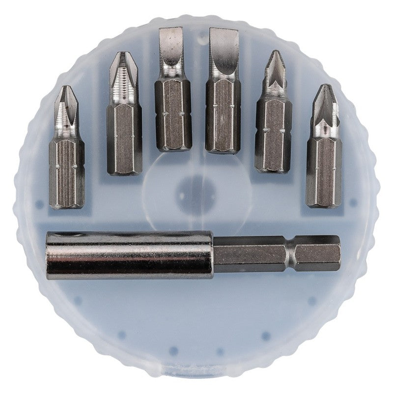 GRAPHITE Set of screwdriver bits with handle, 7 pieces — 56T563
