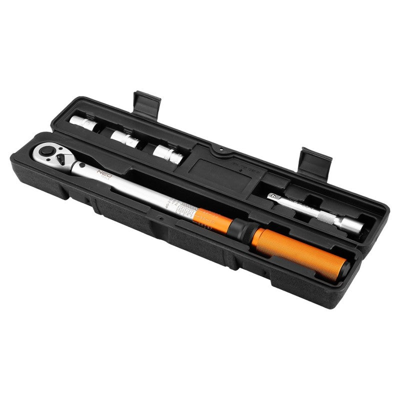 NEO TOOLS Torque wrench 40-210NM in a set of 5 pieces — 08-846