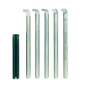 PROXXON HSS tool set for female threads, for undercutting and recess cutting (6-piece)