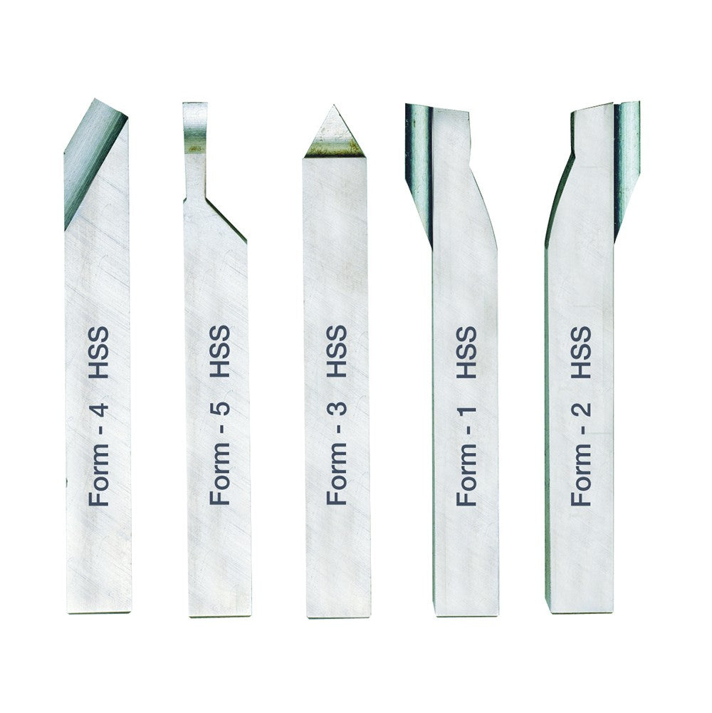 PROXXON Cutting set (8 x 8 x 80 mm) HSS (5-piece)