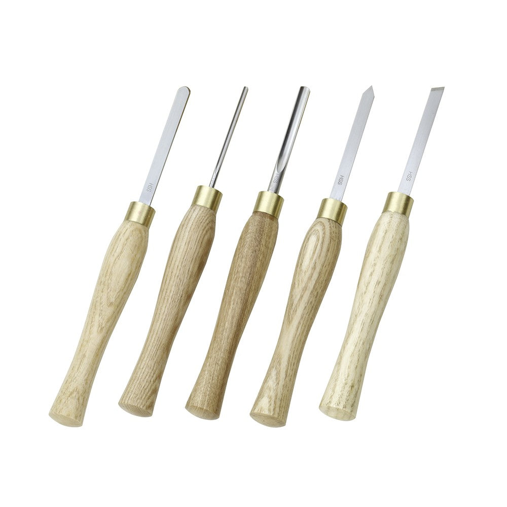 PROXXON Woodturning chisel set (5-piece)