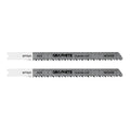 GRAPHITE Jigsaw blade, 10 TPI, HSC, U-shaped handle, 2 pcs, reverse tooth, clean cut — 57T521