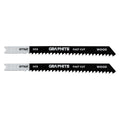 GRAPHITE Jigsaw blade, 8 TPI, HSC, U-shaped handle, 2 pcs — 57T527