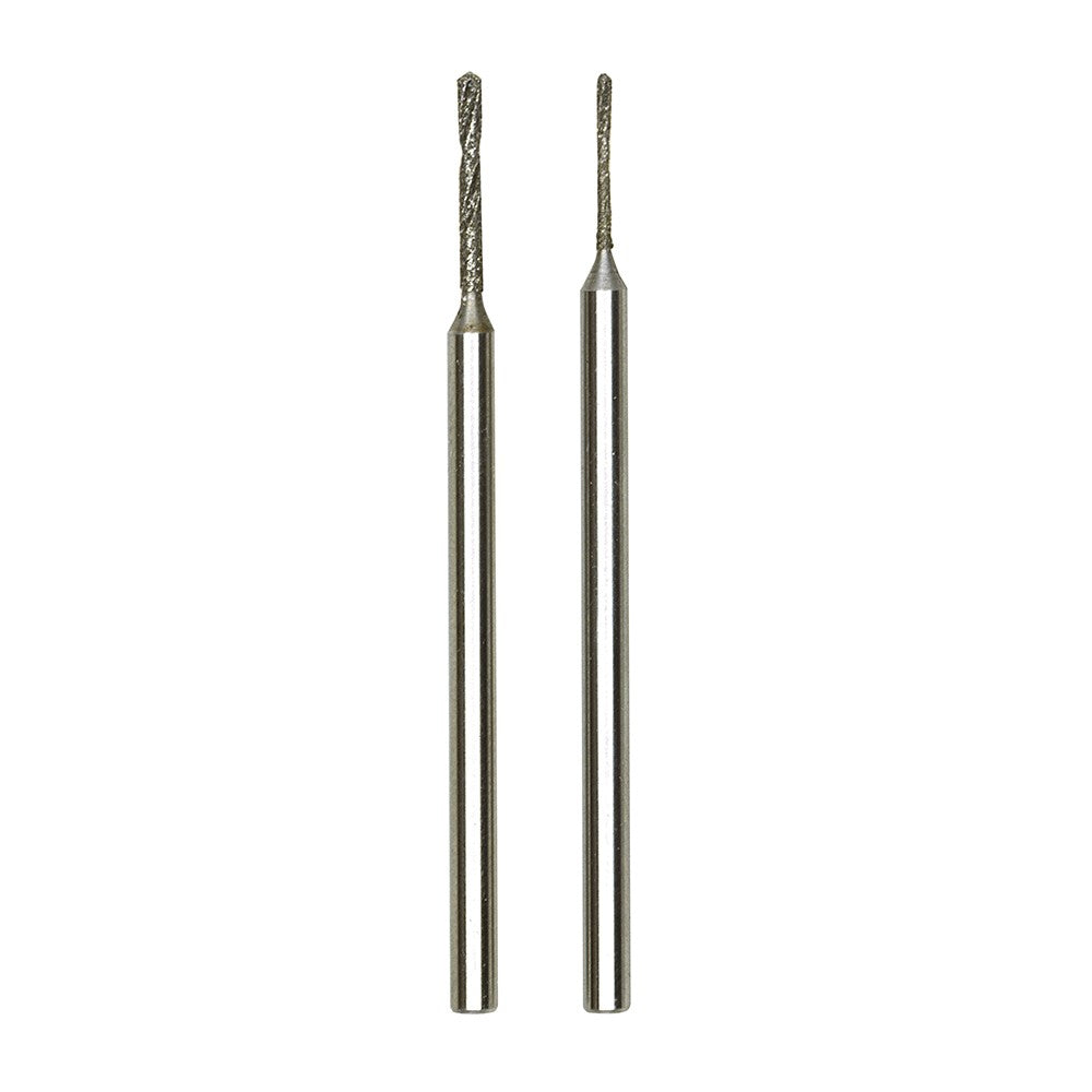 Diam Micro Twist Drills each one 0.8+1.2mm Proxxon
