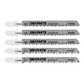 GRAPHITE Jigsaw blades, 6 TPI, 10 TPI, T-handle, 5 pcs — 57T551