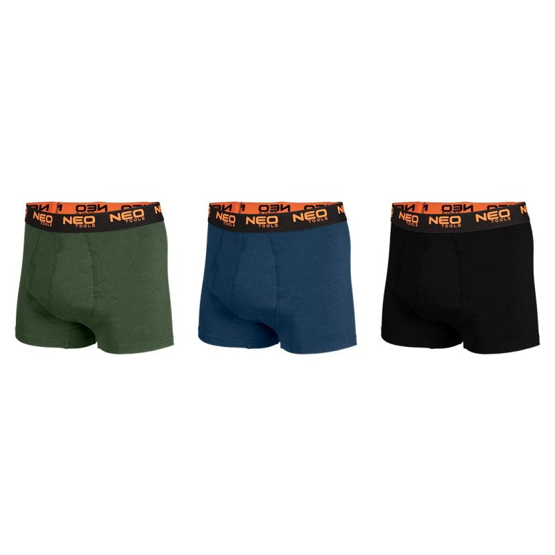 NEO TOOLS Boxer shorts basic 2, 3-pack, size XXL — 81-678-XXL