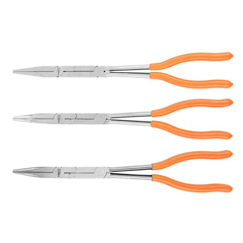 NEO TOOLS CRV double jointed pliers set of 3 pcs. — 01-293