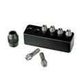 PROXXON MICROMOT Collets, 6 pcs. with collet nut and holder, 1 – 3.2 mm