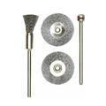 PROXXON Steel wire wheel brushes, ? 22 mm, 5 pcs. + arbor