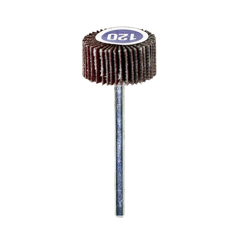 PROXXON Rotary flap wheel sander, 20 x 10 mm, 120 grit